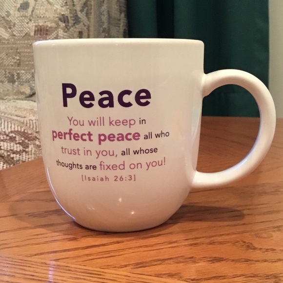 LightHouse Christian Products CO. Other - Peace Scripture Mug